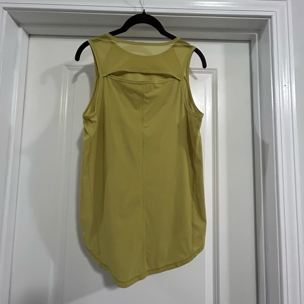 Lululemon Sculpt Tank-Yellow‎ Serpentine-PTP 19"